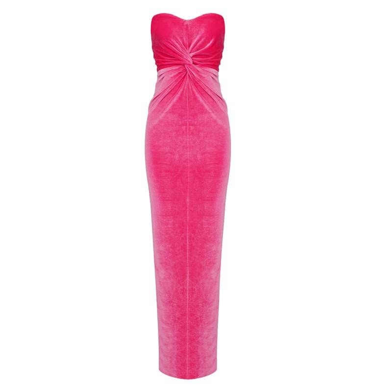 Eloise - Pink Maxi Dress - MFemalien