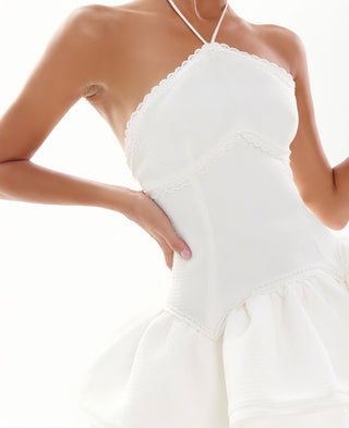Estelle - White Fairytale Dress - Maison Femalien